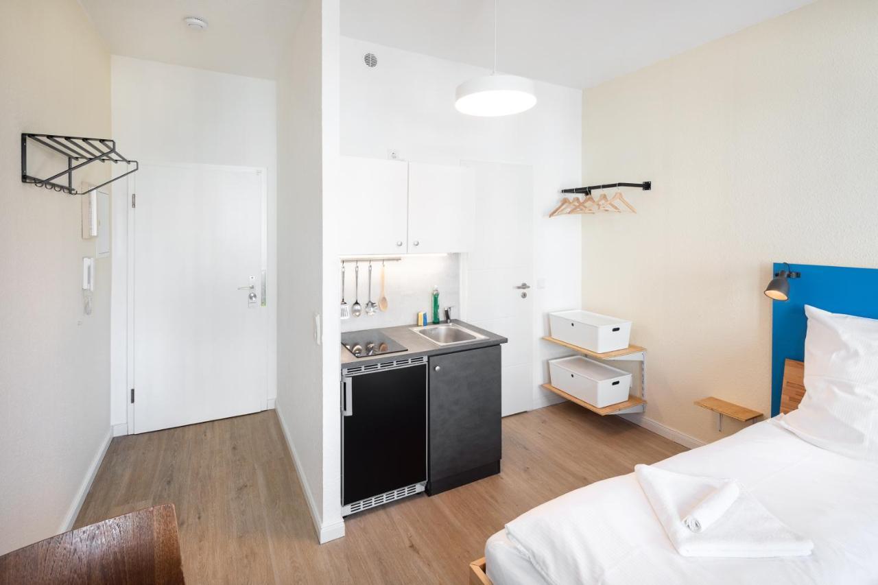 Tinytiny Modernes Studio Apartment In Plagwitz Leipzig Eksteriør billede