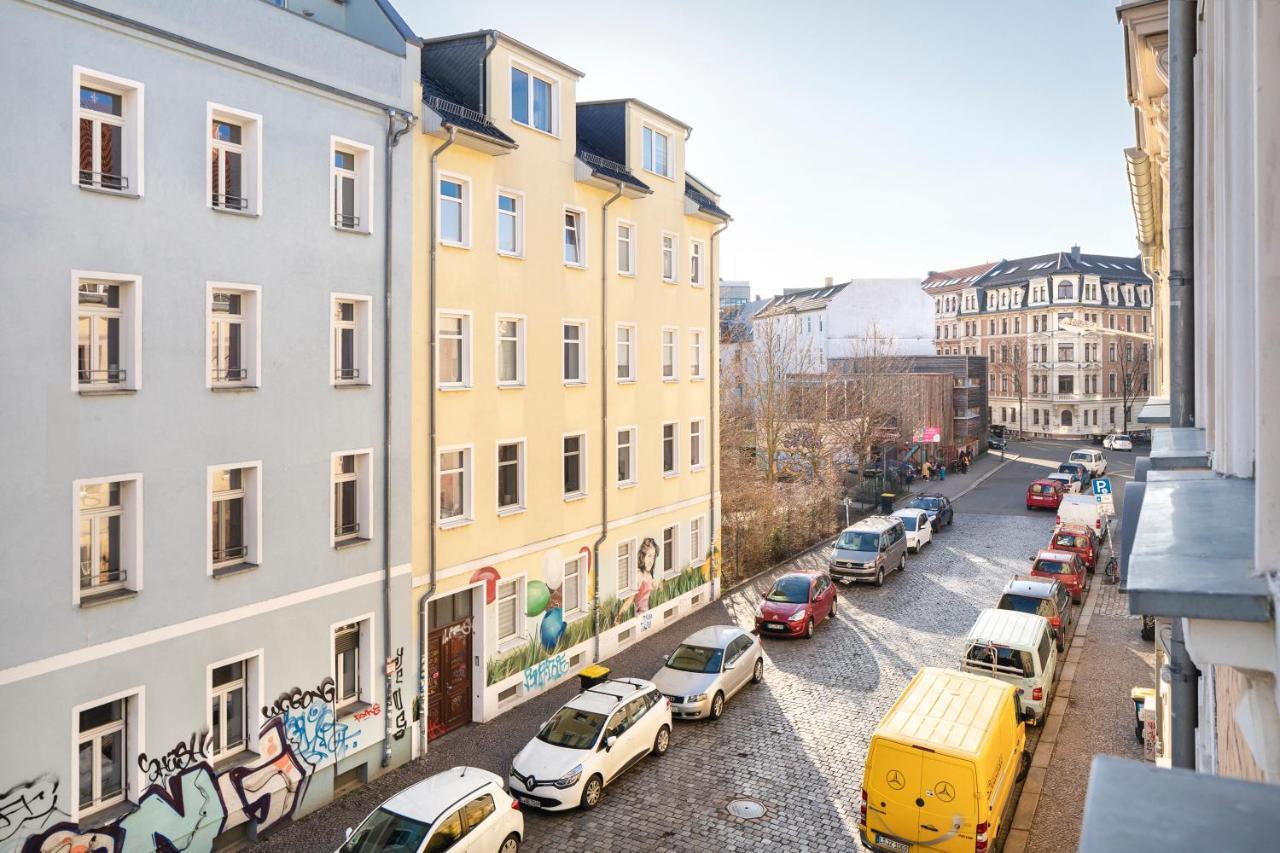 Tinytiny Modernes Studio Apartment In Plagwitz Leipzig Eksteriør billede