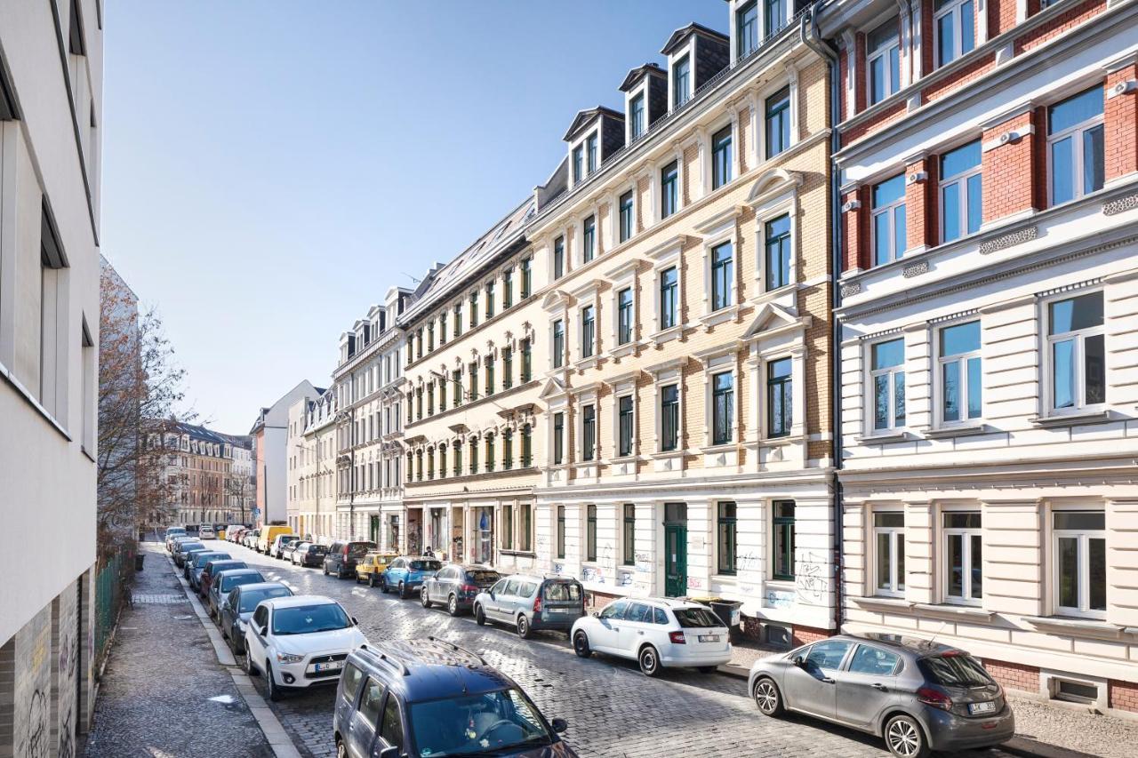 Tinytiny Modernes Studio Apartment In Plagwitz Leipzig Eksteriør billede